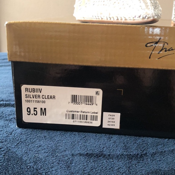 INC silver clear rhinestone booties - Picture 3 of 6